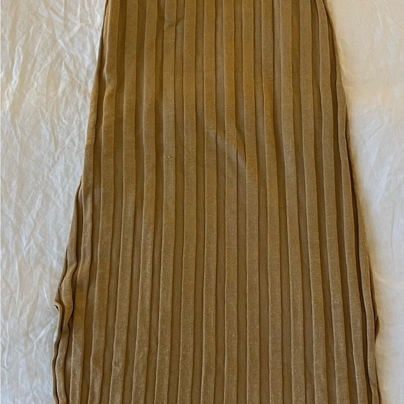 Loulou Studio Brown Silk Midi Dress - Picture 2 of 2